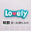 Punto Pegamento Suave Estéreo Crayón Xiaoxin Joyería Accesorios Decorativos DIY Pegamento de Crema Imán de Refrigerador Gancho Pegatina para Funda de Teléfono Móvil