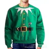 Sudadera Pullover Informal con Estampado Navideño de Muñeco de Nieve, Cuello Redondo, Talla Europea Nueva, para Hombre y Mujer, Transfronteriza