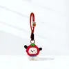 Adorable Muñeco de Peluche Cachorro Cabeza de Tomate en Forma de Corazón Llavero Colgante para Bolso Decoración de Mochila Cadena de Llavero Lanyard