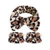 Conjunto Europeu e Americano de Faixa de Cabelo e Pulseira com Estampa de Tigre Estrela para Mulheres Faixa de Cabeça Absorvente Pulseira de Pulso