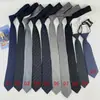 Corbata de Algodón Gris Tejida a Mano, Lana Color Sólido, Patrón Estilo Coreano, Larga Estilo Universitario, No Necesita Atarse, Corta, Oscuro, Gris Claro, Azul, Gris, Negro