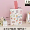 Bolsa de Lona Patrón Personalizado Publicidad Bolso de Lona Logotipo Personalizado Compras Hombro Diagonal Bolsa en Blanco Lista para la Venta