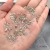 Rhinestones de Zirconia de Estrella de Cinco Puntas Coloridos de Fondo Plano para Uñas, Mini Estrellas Súper Brillantes, Decoraciones de Uñas de Moda Navideñas