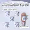 Novo Chapéu Desenho Animado Laço Hello Kitty Liga de Zinco Acessórios para Unhas Gato Kt Unhas Decoradas Material para Unhas