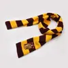 Bufanda Rayada de Harry Potter Insignia Engrosada Traje de Invierno Cálido Fabricante Venta al por Mayor Cosplay