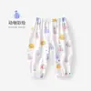 Ropa de Verano para Bebé de Algodón Puro, Pantalones para Niños y Niñas, Pantalones Finos de Verano Anti-Mosquitos para Niños, Pantalones tipo Linterna, Corte Holgado para Uso al Aire Libre, Moderno
