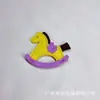 En Stock Caballo mecedor Colgante de Cuero Bolso de Poni Hecho a Mano Llavero Decoración de Poni Adorno Colgante Venta al por Mayor