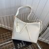 Bolsa Tote Transfronteiriça 2025 Nova, Bolsa de Ombro de Cor Contrastante de Alta Qualidade, Bolsa Saco Feminina, Grande Capacidade, Transversal de Ombro Único
