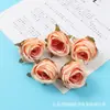 Flores Artificiales, Cabezas de Rosa Clásicas, Capullos de Flor Estilo Pintura al Óleo Realista, Materiales para Manualidades, Flores Falsas para Decoración de Bodas y Arreglo de Escenas