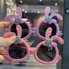 Nuevas Gafas de Sol Infantiles de Conejito con Lazo Gafas de Sol Lindas para Bebé Gafas de Sol de Dibujos Animados con Orejas de Conejo Súper Lindas