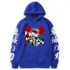 2025 Nuevo Sudadera con Capucha y Bolsillo Estampada Transfronteriza Europea y Americana Moda Demon Slayer Marca de Tendencia para Hombre Venta al por Mayor