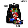 2024 Transfronterizo Mario Brothers 3D Nueva Película Mochila de Hermanos Bolsa Escolar para Estudiantes Estuche para Lápices Dos