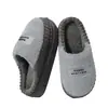 Pantuflas nuevas de alta calidad para hombre, disponibles en tallas grandes, diseñadas para uso en interiores, con suela gruesa, impermeables y cálidas, y hechas de algodón