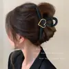 Pinza de flor estilo coreano para mujer con cabello grueso, pinza de tiburón grande, pinza exquisita de alta gama para recogidos, pasador para la parte trasera de la cabeza, accesorio para el cabello