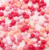 Cuentas Redondas Acrílicas de Color Sólido 4-10 mm Serie Color Mixto Pulsera Cuentas Sueltas Pulsera Hecha a Mano DIY Collar Cadena para Teléfono