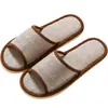 [Especiais diários] chinelos chinelos de linho de verão chinelos de casa chinelos masculinos chinelos femininos chinelos de madeira interior