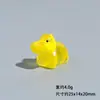Figurillas de Animales Hipopótamo Pequeño de Resina Luminosa 3D Accesorios DIY Decoración de Escritorio de Coche Adornos Pequeños Venta al por Mayor