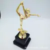 2020 entrenamiento de baile recompensa popular danza jazz Trofeo premio de competición Trofeo pequeño dorado electrochapado se puede configurar