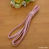 Tienda de dos dólares banda elástica redonda engrosada elástica 4 metros de largo súper vendida cuerda elástica ancha suave banda elástica para cintura de pantalones cuerda de goma