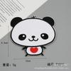 Nuevas y exquisitas pegatinas de tela de panda de dibujos animados autoadhesivas accesorios para ropa parches para agujeros DIY fabricantes al por mayor pegatinas para equipaje
