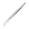 Pinza de Dentista de Punto de Fábrica Pinzas de Codo Pinza Médica Pinzas para Sacar Cera del Oído Pinza Herramienta de Dentista Pinza Recta Pinza Curva