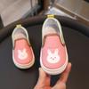 Tênis de Lona Infantil 2026 Primavera e Outono Meninos e Meninas Sapatos para Crianças Pequenas Design de Urso Sapatos para Creche e Jardim de Infância Leve e Confortável