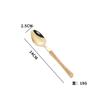 Amazon Transfronterizo Acero Inoxidable Imitación Mango de Madera Cuchillo Pequeño de Cintura de Hombre, Tenedor y Cuchara Juego de Vajilla Occidental de Cuatro Piezas para Boda