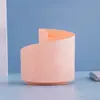 Cubo de almacenamiento giratorio para brochas de maquillaje, organizador de escritorio fresco y elegante, portalápices de gran capacidad, moderno y lindo para mujeres