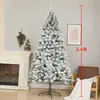 Árvore de Natal com Flocos de Neve de PVC para Decoração de Natal Transfronteiriça da Amazon Enfeites de Árvore Material Ecológico Fábrica de Árvores de Natal Atacado