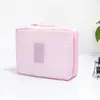 Bolsa de Cosméticos Nueva, Bolsa Cuadrada de Aspecto Elegante, Neceser Portátil, Almacenamiento para Viajes, Bolsa de Almacenamiento Impermeable, Gran Capacidad