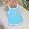 Roupas Novas para Cães Pet 2025 Sling Urso Bordado Primavera e Verão Bomei Teddy Macarons Roupas