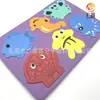 Blocos de montar de espuma para quebra-cabeça infantil, brinquedos infantis, espuma colorida geométrica digital, brinquedos de animais de espuma EVA