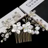 Pente de Cabelo Fashionável Pérola Branca Venda Quente Transfronteiriça Europeia e Americana Pente de Cabelo Joia de Casamento Acessórios para Vestido de Noiva
