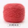 Madejas Grandes de 0.15 kg de Hilo de Terciopelo de Ardilla con Hilos Brillantes, Hilo de Tejido a Mano de Grosor Medio para Sombreros, Bufandas, Abrigos y Gorros de Bricolaje