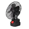 Ventilador Sem Escovas de 8 polegadas, Ventilador Sem Fio de Alta Potência para Exterior com Vento Forte, Ventilador de Resfriamento Portátil Recarregável Doméstico