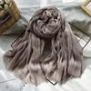 Bufanda Casual Rayada de Primavera Bufanda Larga Alto Sentido Verano Parasol Pañuelo para la Cabeza Chal de Seda para Mujer Venta al por Mayor