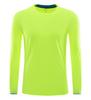Camiseta esportiva masculina de secagem rápida estilo coreano, respirável para atividades ao ar livre, roupas de secagem rápida, manga longa masculina para outono, corrida, fitness
