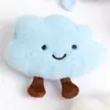 Colgante de Felpa de Dibujos Animados, Juguete de Comida Lindo, Colgante para Bolso de Nube, Pin Llavero, Broche de Joyería, Pequeños Accesorios DIY