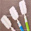 Set de Cepillos para Limpiar Tazas con Esponja y Mango Largo Desmontable, Cepillo para Termos, Cepillo para Biberones, Cepillo para Limpiar Tazas, Empaquetado Individualmente