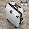 Mala de Viagem com Cadeado de Senha para Estudantes do Sexo Feminino, Mala Trolley com Estrutura de Alumínio para Homens, Bagagem de 20 polegadas com Senha e Roda Universal, Mala Comercial Antifurto
