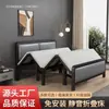 Cama plegable de uso doméstico con estructura de hierro, cama de siesta individual para viviendas de alquiler, cama doble portátil con estructura de hierro, cama simple de tablero duro, tipo económico