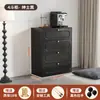Gabinete de acero de cinco cajones de pie multicapa arte de hierro para el hogar gabinete de cajones mesa de noche de dormitorio gabinete de cajones de chapa metálica multifuncional ecológico