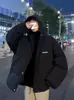 Cortavientos Estilo Americano Transfronterizo Hombres Mujeres 2026 Otoño Invierno Engrosado Pareja Invierno Viento Superior Algodón Relleno Chaqueta de Algodón