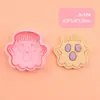 Moldes de Biscoito Série Dumpling de Halloween Padrões de Desenho Animado 3D Coruja Múmia Argila DIY Impressão de Simulação