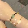 2022 Nova Pulseira da Marca Fortune Feminina Nova Estilo Chinês Coelho Joia de Alto Valor Estudante Pedra Olho de Gato Pulseira Namorada