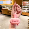 Chaveiro Original Animal Balançante Desenho Animado Fofo Panda Brinquedo Sonoro Anti-Estresse Pingente para Bolsa de Casal Presente