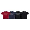 Camiseta de Manga Corta con Letras de Marca Estilo Americano y Perlas para Hombres y Mujeres Diseño de Verano Suelta Versátil para Parejas