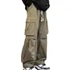 Pantalones de hombre para combinar con la chaqueta, pantalones de trabajo primavera/otoño 2023, pantalones deportivos de senderismo impermeables de moda callejera con ligero estiramiento