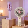 Ventilador de Escritorio para Estudiante con Base, Diseño de Dibujos Animados, Ajustable en Tres Velocidades, Ventilador Portátil Recargable por USB, Logo Personalizable