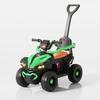 Scooter para niños con manillar de empuje, de cuatro ruedas para 1-3 años de edad, coche de juguete para bebés varones y niñas, puede sentarse en coche de playa para niños